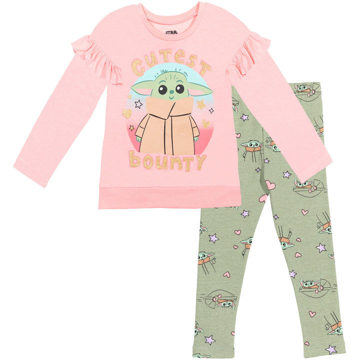 Star Wars Baby Yoda T-Shirt and Leggings Outfit Set