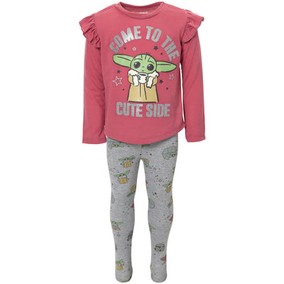 Star Wars Baby Yoda T-Shirt and Leggings Outfit Set