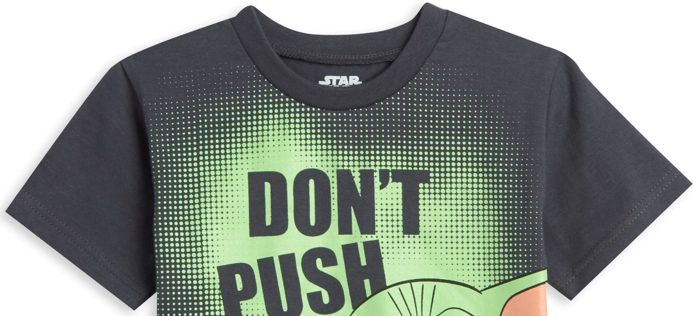 Star Wars The Mandalorian Grogu Athletic T-Shirt & Mesh Shorts Outfit Set