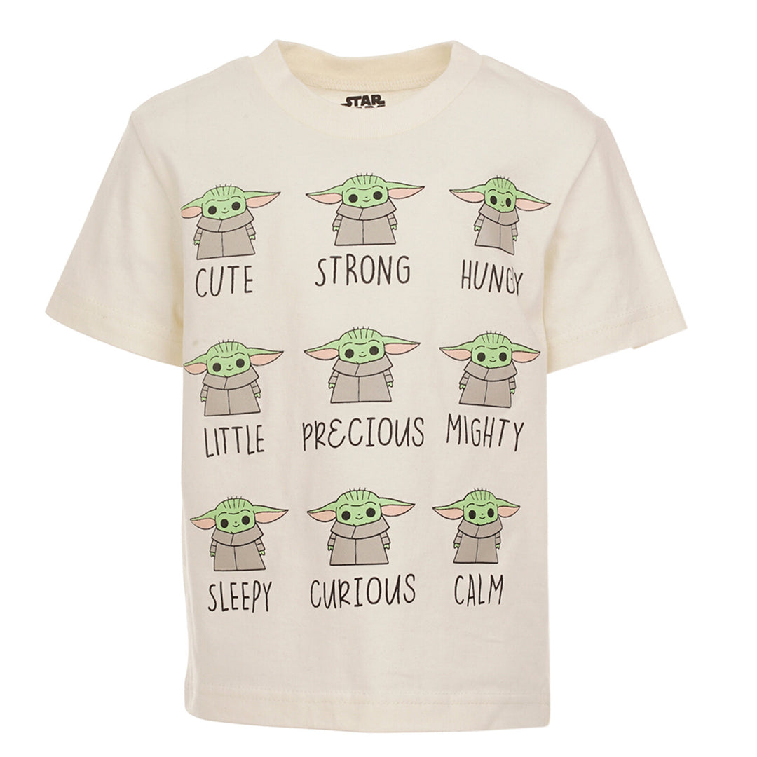 Star Wars Baby Yoda T-Shirt and Mesh Shorts Outfit Set