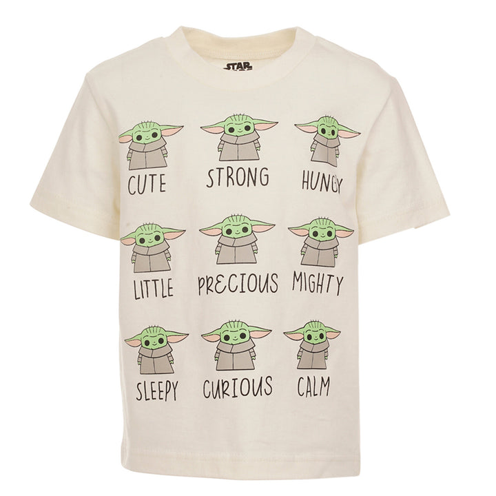 Star Wars Baby Yoda T-Shirt and Mesh Shorts Outfit Set