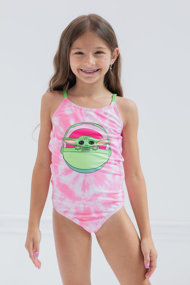 Star Wars Baby Yoda UPF 50+ One Piece Bathing Suit