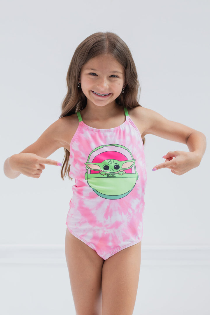 Star Wars Baby Yoda UPF 50+ One Piece Bathing Suit