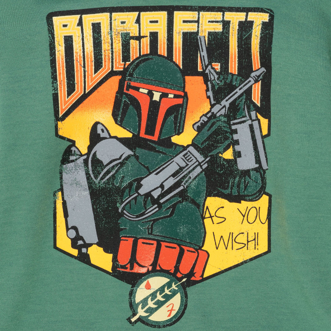 Star Wars Boba Fett Fleece Pullover Hoodie