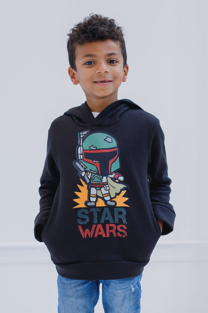 Star Wars Boba Fett Fleece Pullover Hoodie