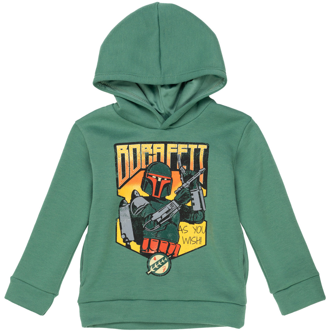 Star Wars Boba Fett Fleece Pullover Hoodie