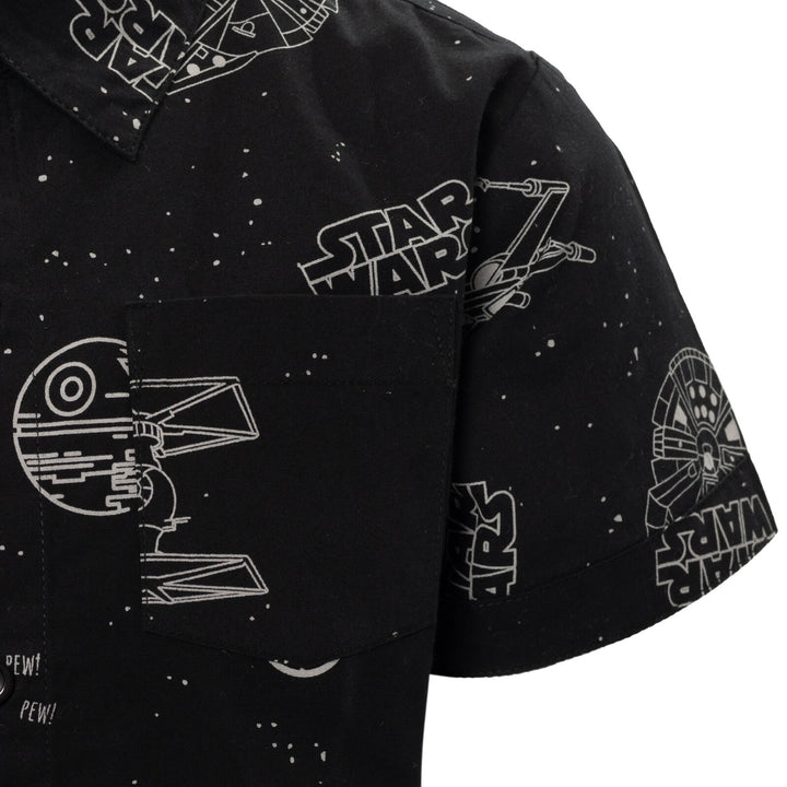 Star Wars Button Down Dress Shirt