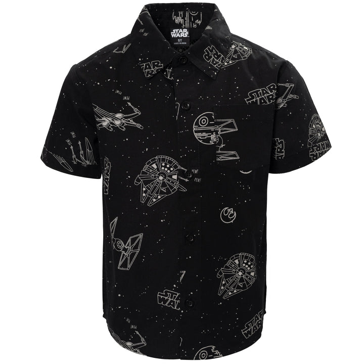 Star Wars Button Down Dress Shirt