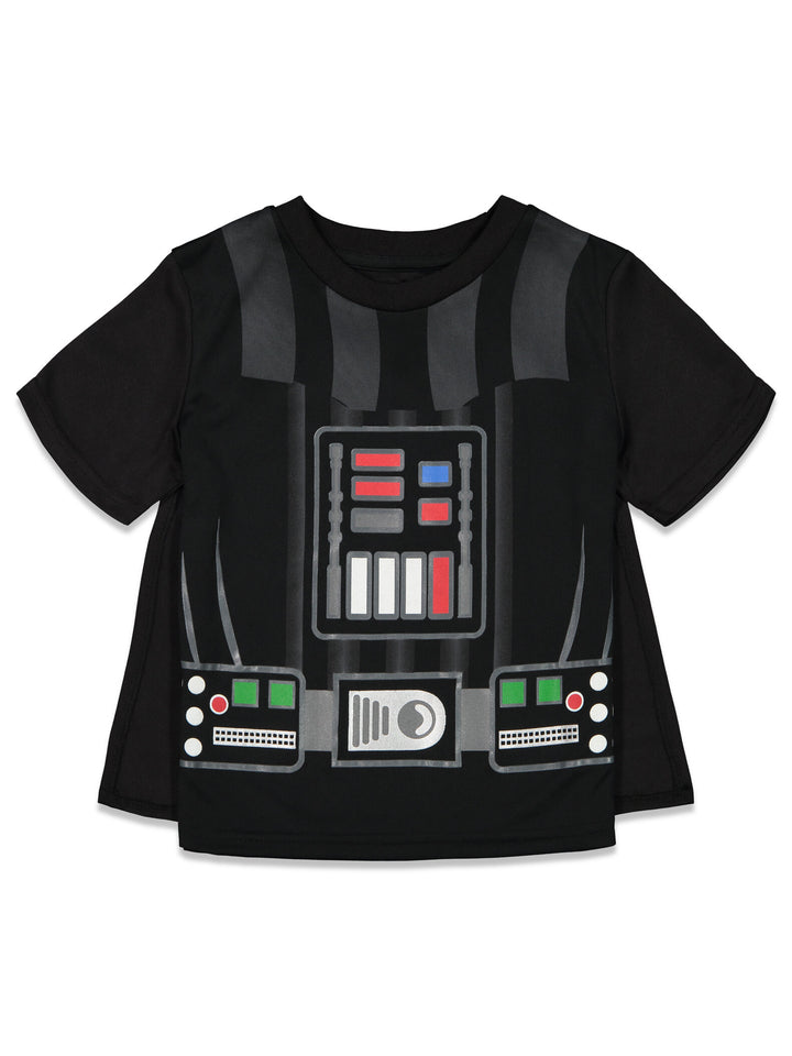 Conjunto de camiseta y pantalones cortos con capa de Darth Vader de Star Wars