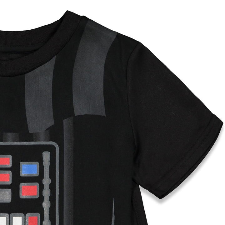 Conjunto de camiseta y pantalones cortos con capa de Darth Vader de Star Wars