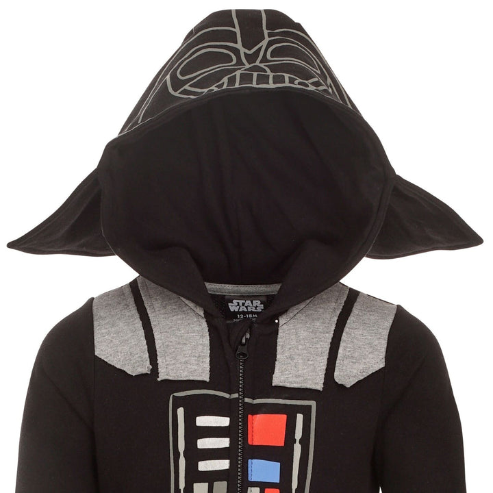 Star Wars Darth Vader Fleece Zip Up Cosplay Costume Coverall