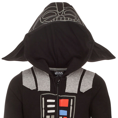Star Wars Darth Vader Fleece Zip Up Cosplay Costume Coverall