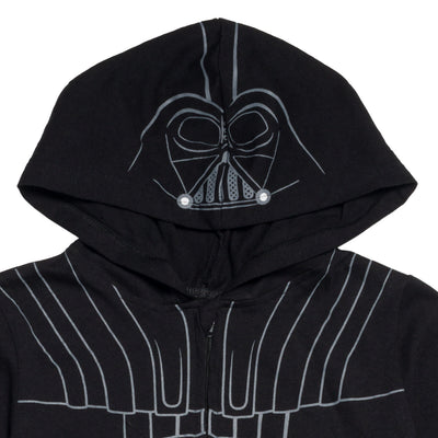 Star Wars Darth Vader Zip Up Cosplay Coverall and Cape