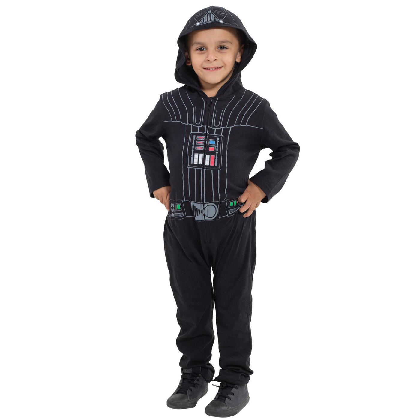 Star Wars Darth Vader Zip Up Cosplay Coverall and Cape