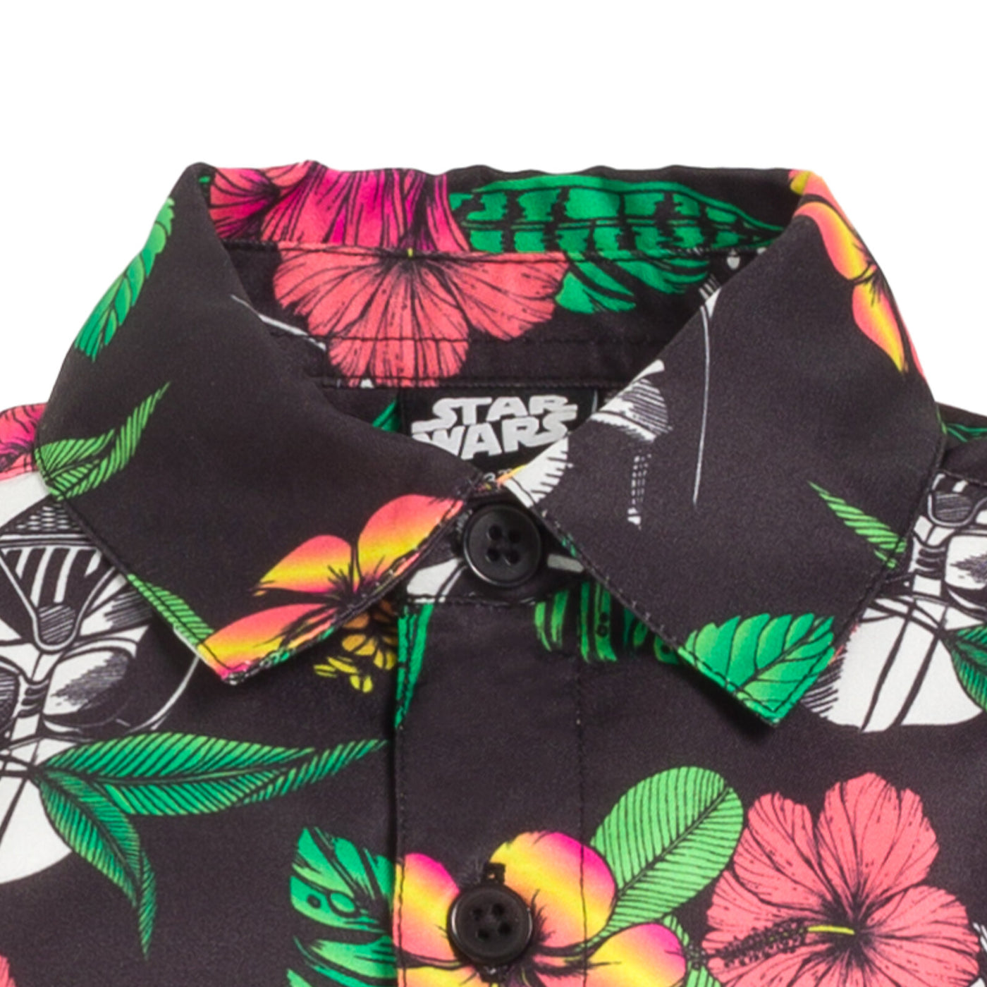 Camisa de vestir con botones hawaianos de Star Wars