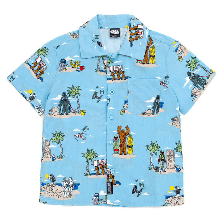 STAR WARS Matching Family Hawaiian Button Down Dress Shirt