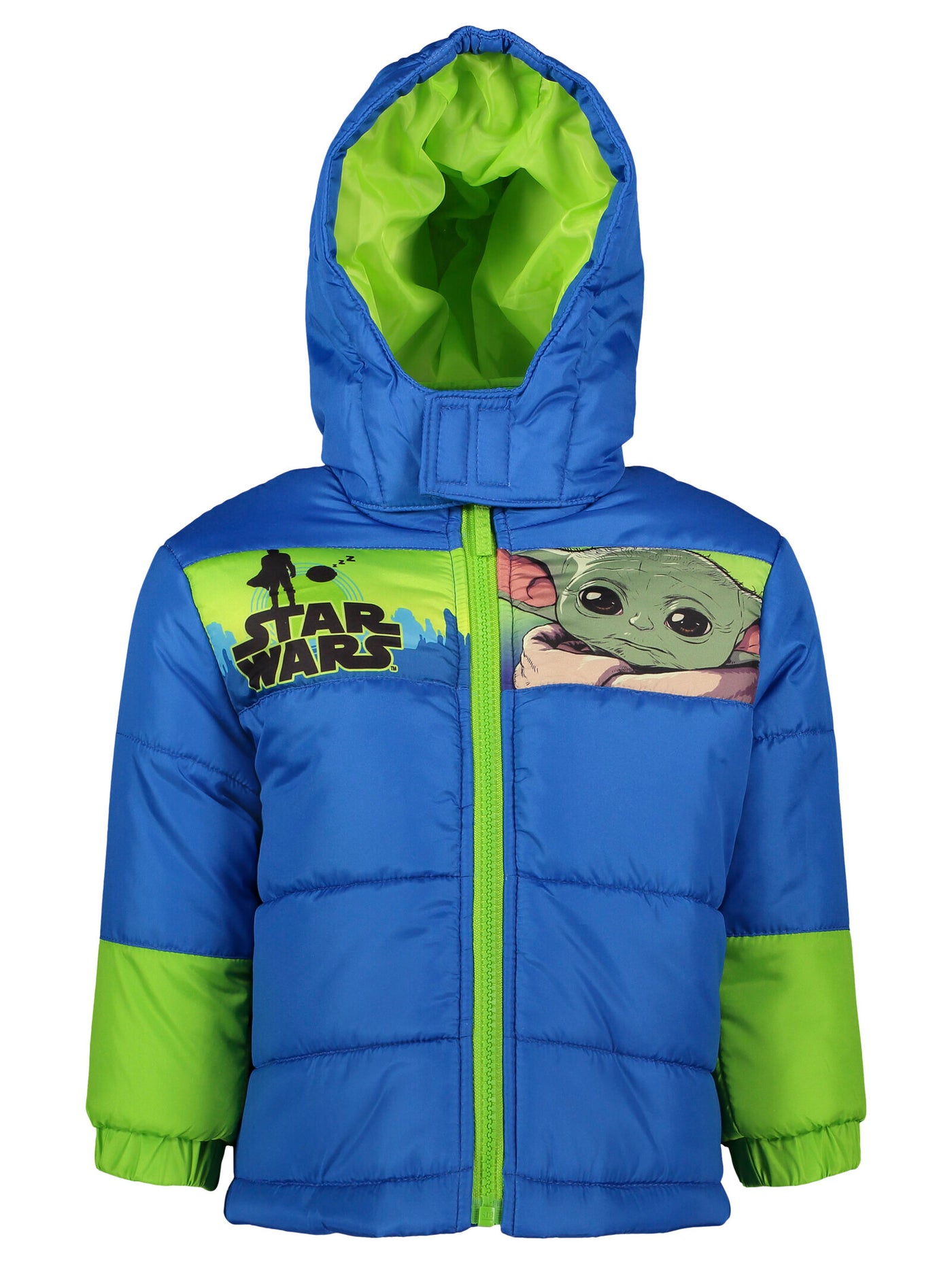 Star Wars Mesh Zip Up Winter Coat Puffer Jacket