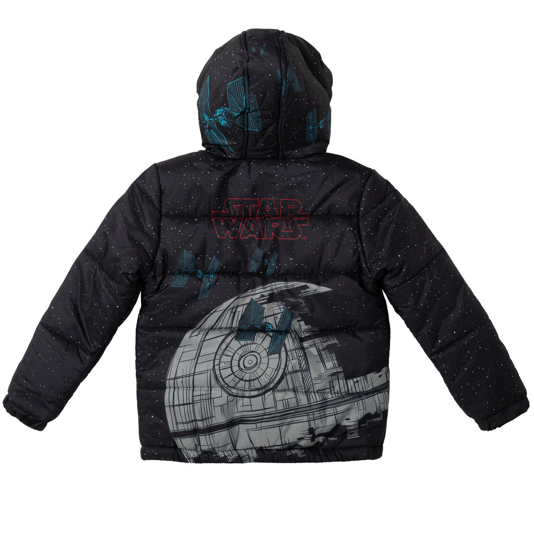 Star Wars Mesh Zip Up Winter Coat Puffer Jacket