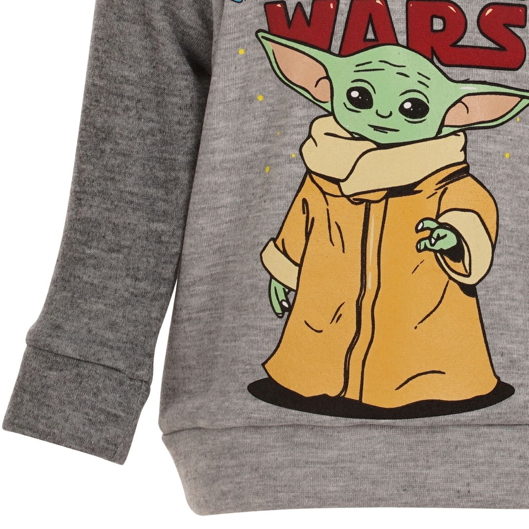 STAR WARS Star Wars Baby Yoda Fleece Hoodie and Pants Outfit Set