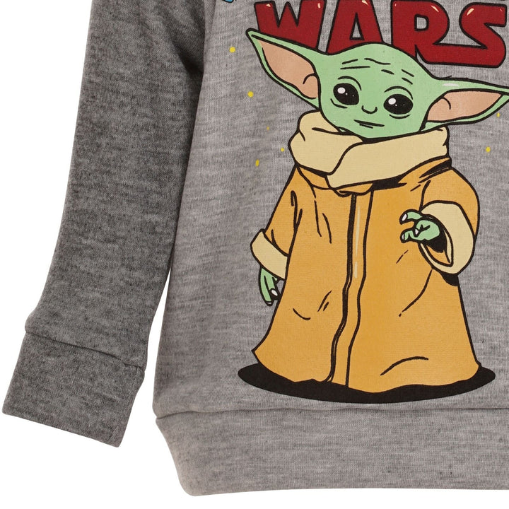 STAR WARS Star Wars Baby Yoda Fleece Hoodie and Pants Outfit Set