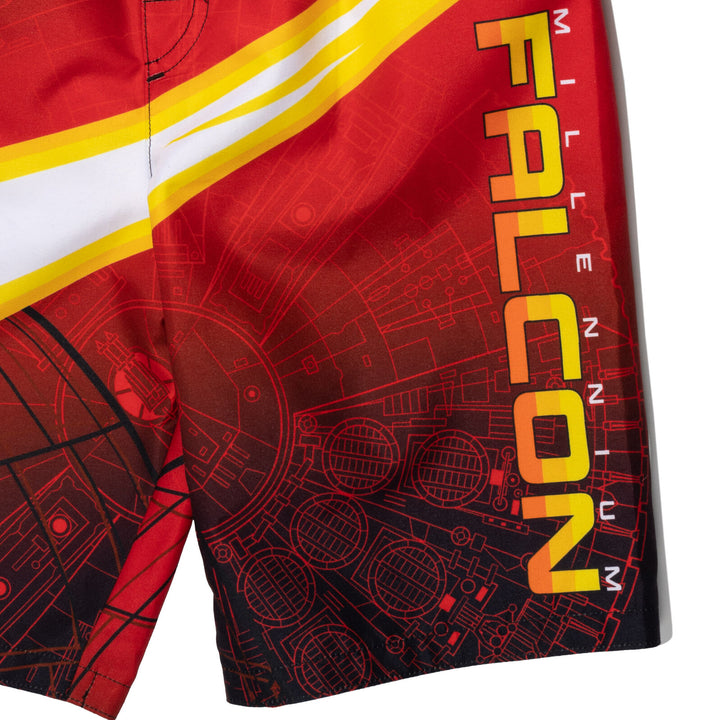 STAR WARS Star Wars Millennium Falcon UPF 50+ Swim Trunks Bathing Suit