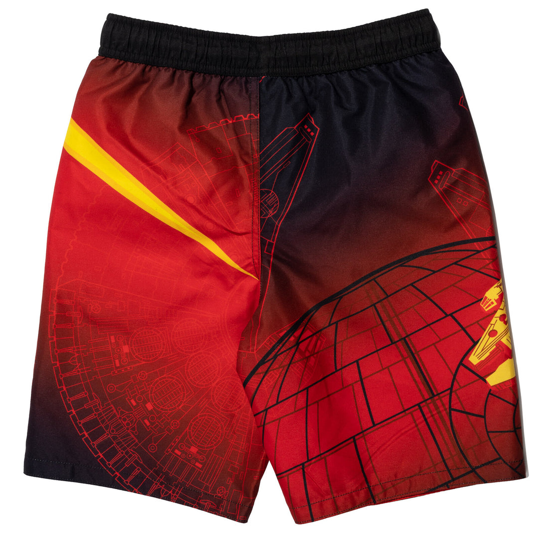 STAR WARS Star Wars Millennium Falcon UPF 50+ Swim Trunks Bathing Suit