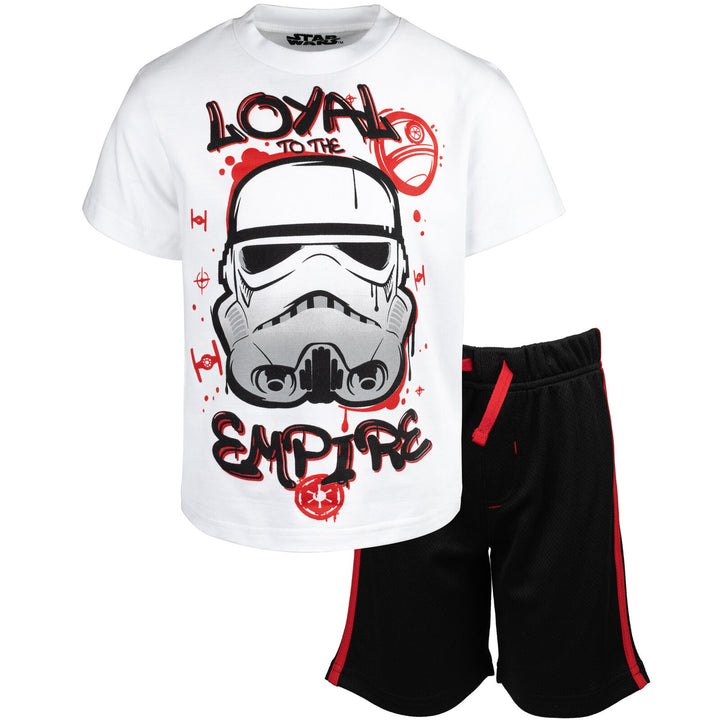 STAR WARS Star Wars Stormtrooper T-Shirt and Mesh Shorts Outfit Set