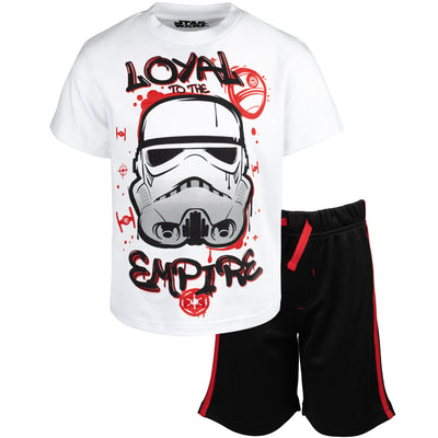 STAR WARS Star Wars Stormtrooper T-Shirt and Mesh Shorts Outfit Set