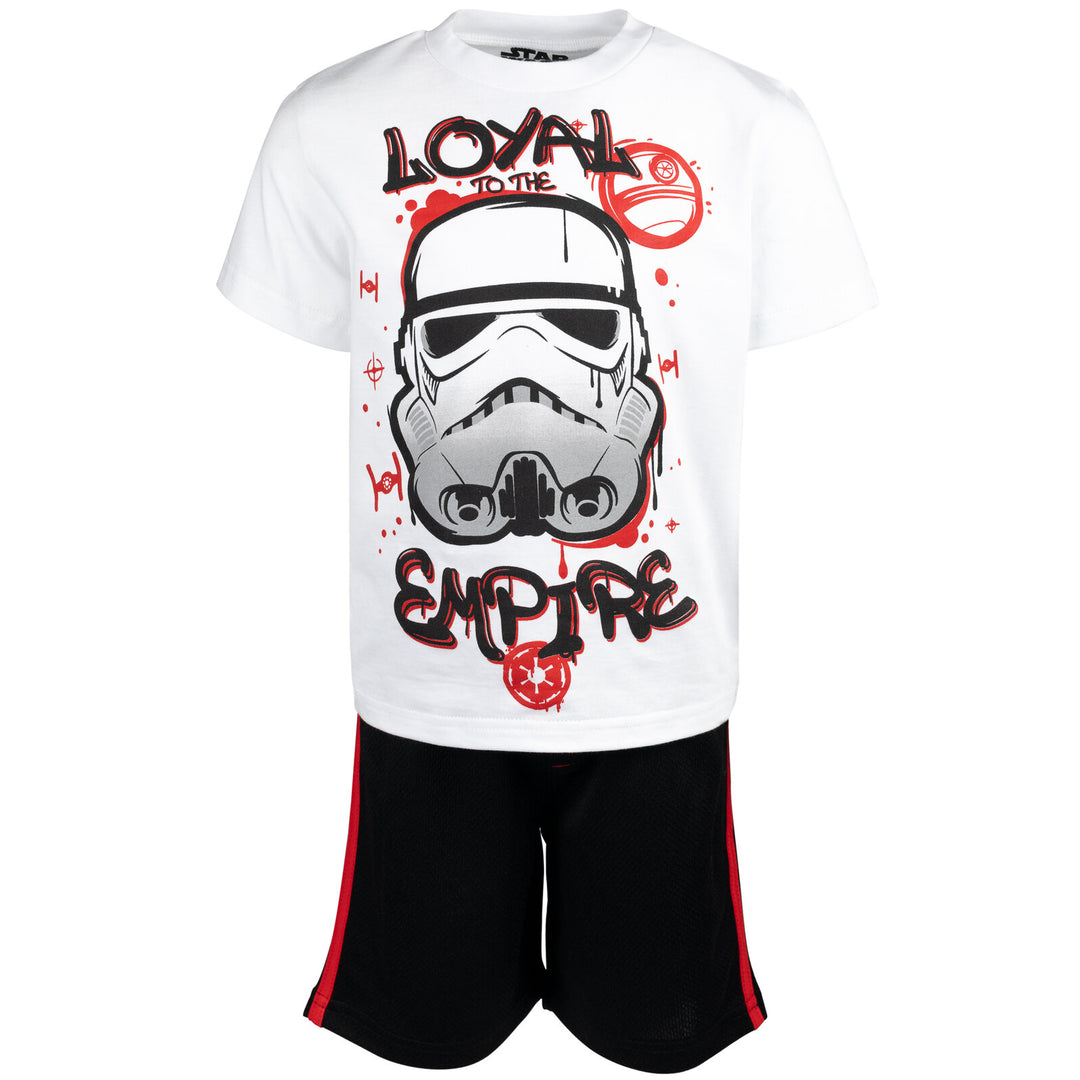 STAR WARS Star Wars Stormtrooper T-Shirt and Mesh Shorts Outfit Set