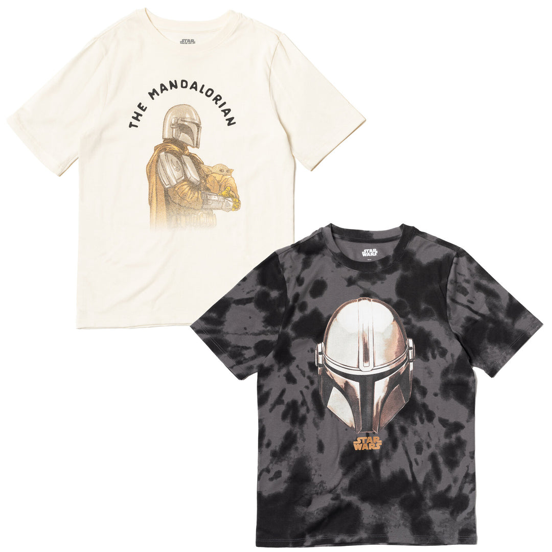 Star Wars The Mandalorian 2 Pack Graphic T-Shirts