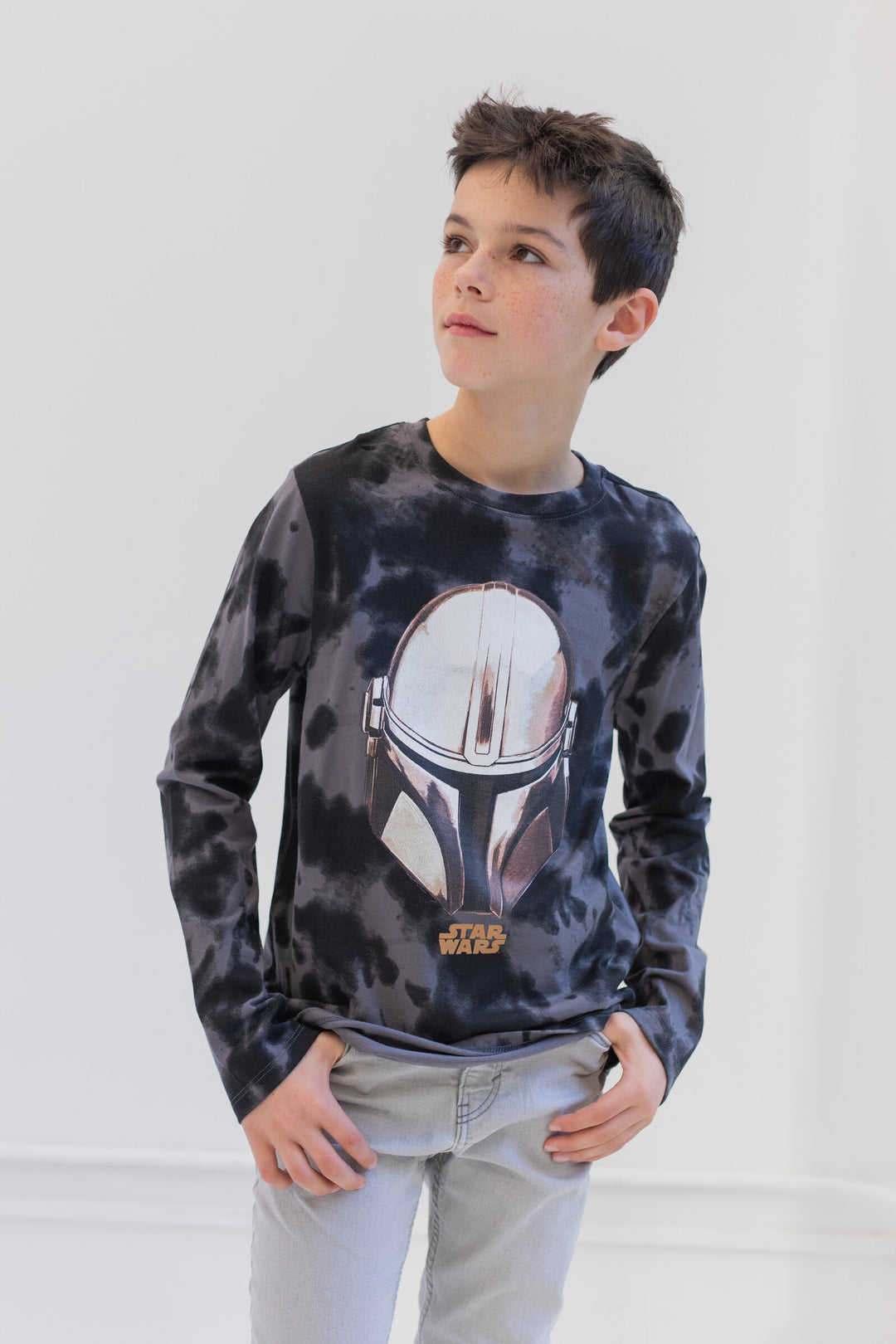 Star Wars The Mandalorian 2 Pack Long Sleeve Graphic T-Shirts