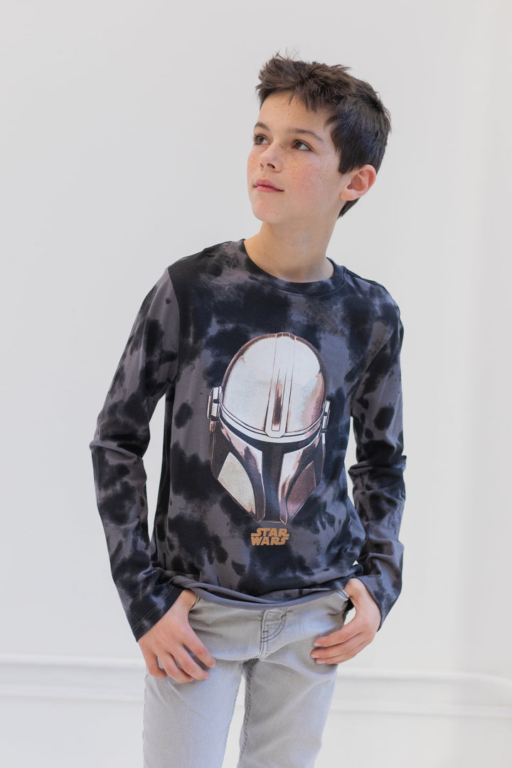 Pack de 2 camisetas gráficas de manga larga de Star Wars The Mandalorian