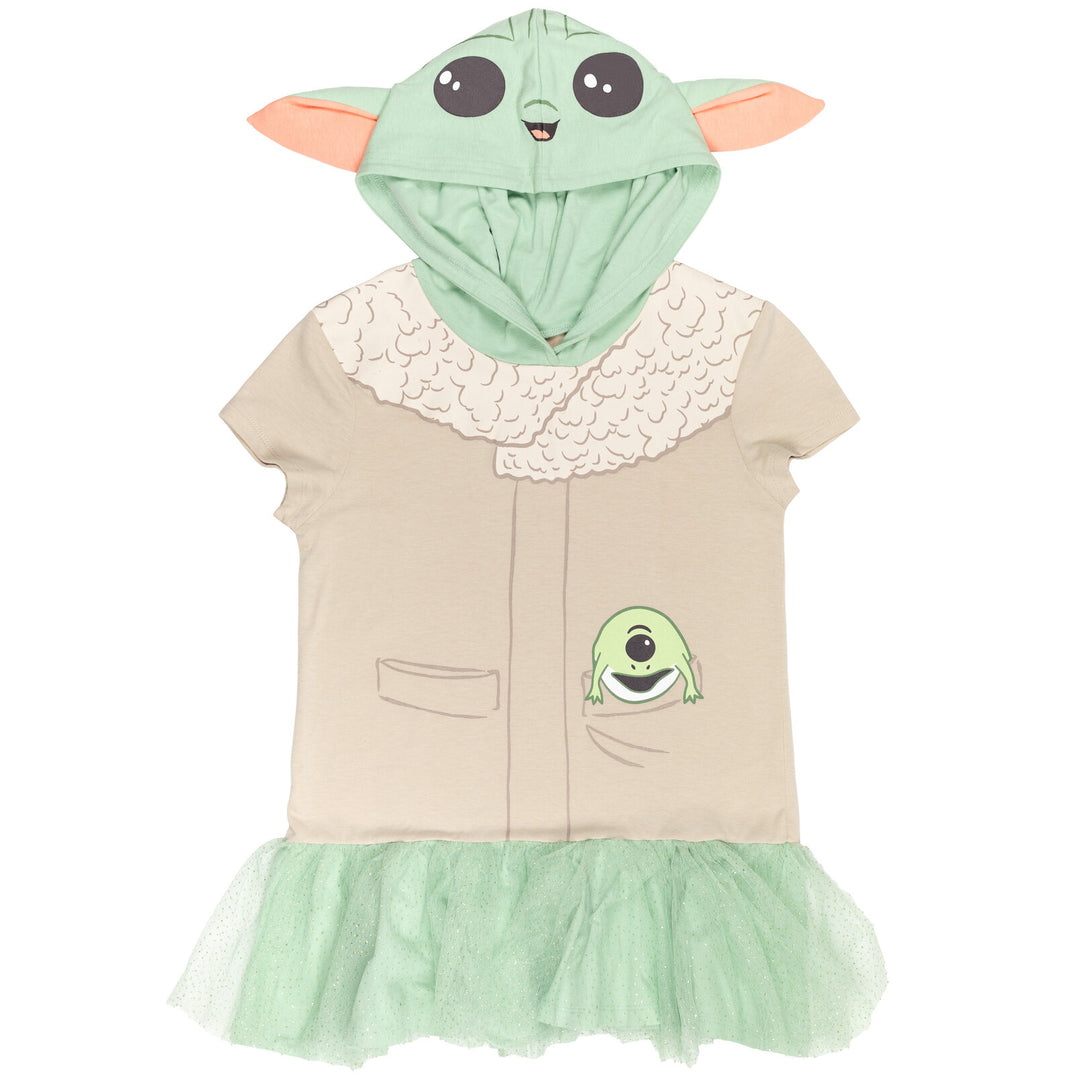 Disfraz de Star Wars The Mandalorian Baby Yoda, camiseta, vestido y mallas