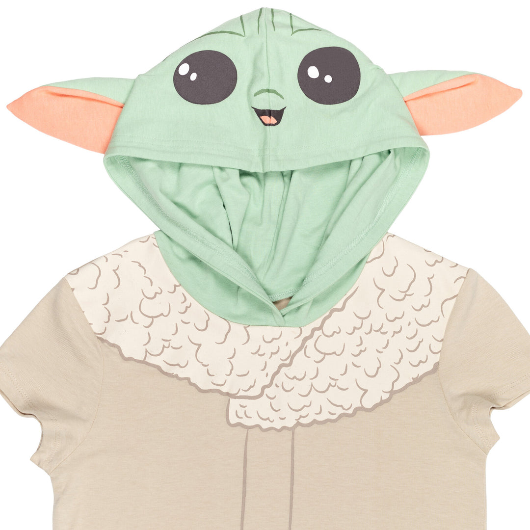 Disfraz de Star Wars The Mandalorian Baby Yoda, camiseta, vestido y mallas