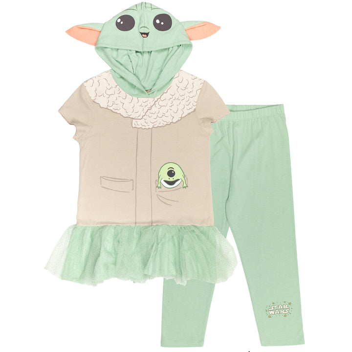 Disfraz de Star Wars The Mandalorian Baby Yoda, camiseta, vestido y mallas