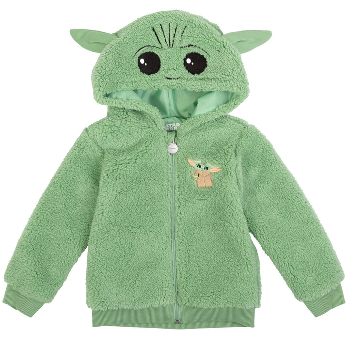 Star Wars The Mandalorian Baby Grogu Sherpa Hoodie