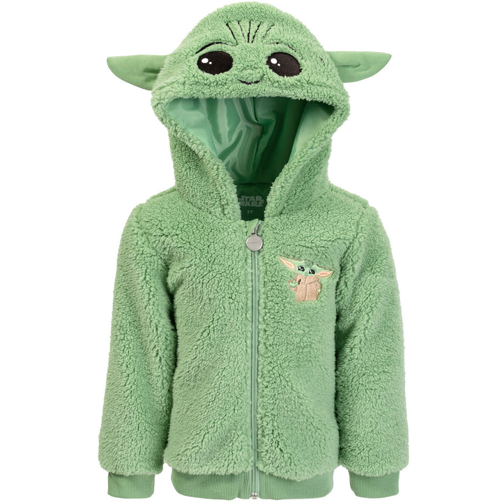 Star Wars The Mandalorian Baby Grogu Sherpa Hoodie