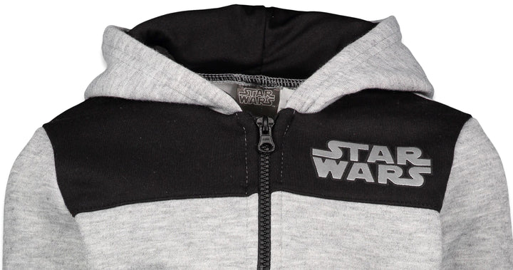 Star Wars The Mandalorian Baby Yoda Fleece Half Zip Hoodie