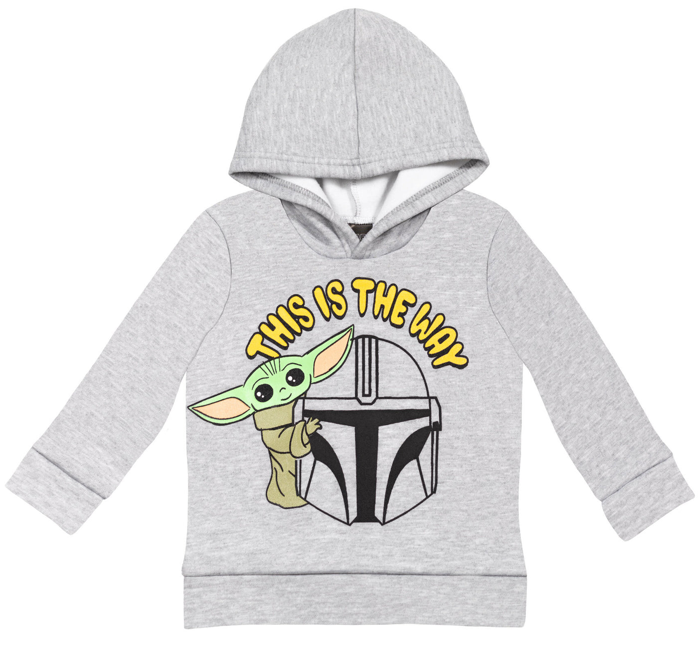Star Wars The Mandalorian Baby Yoda Fleece Pullover Hoodie and Jogger Pants Outfit Set