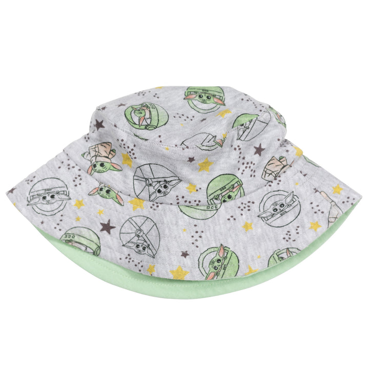 Star Wars The Mandalorian Baby Yoda Romper and Bucket Sun Hat