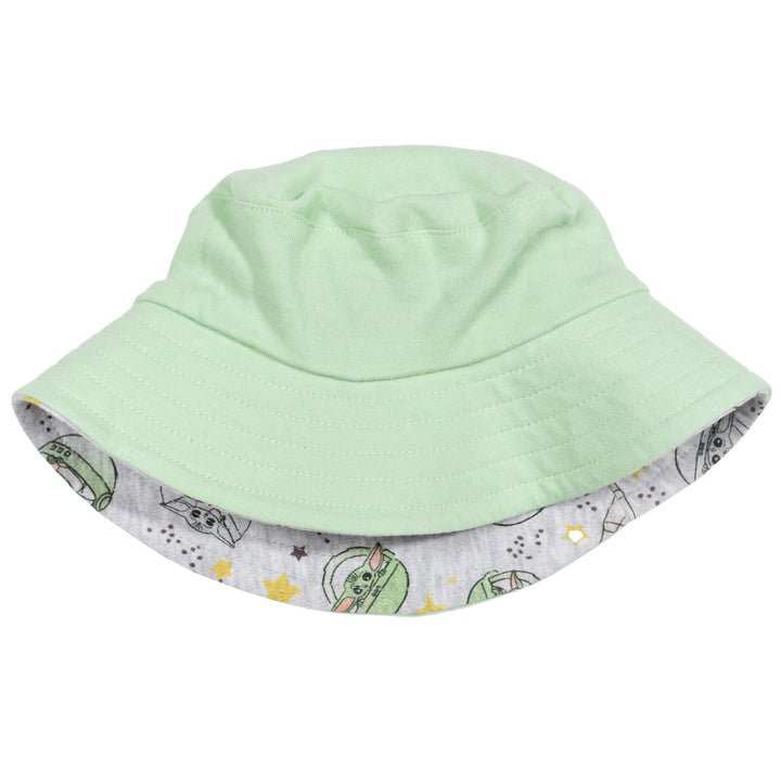 Star Wars The Mandalorian Baby Yoda Romper and Bucket Sun Hat