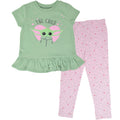 Star Wars The Mandalorian Baby Yoda T-Shirt and Leggings Outfit Set