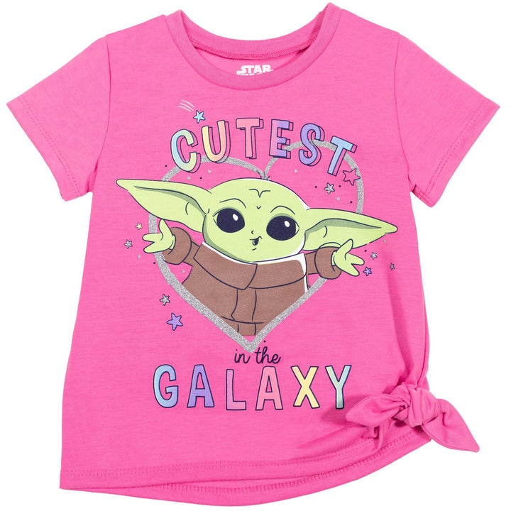 Star Wars The Mandalorian Baby Yoda T-Shirt and Leggings Outfit Set