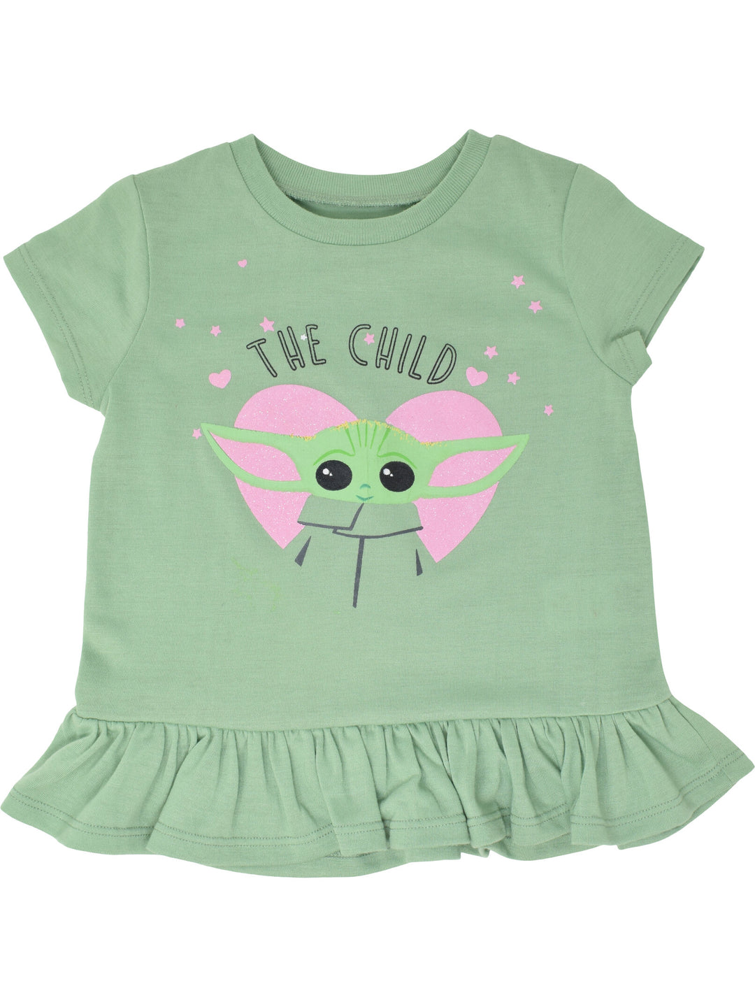 Star Wars The Mandalorian Baby Yoda T-Shirt and Leggings Outfit Set