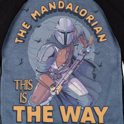 Star Wars The Mandalorian Fleece Raglan Sudadera con capucha