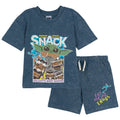 Star Wars The Mandalorian French Terry T-Shirt and Shorts Outfit Set Toddler to Big Kid