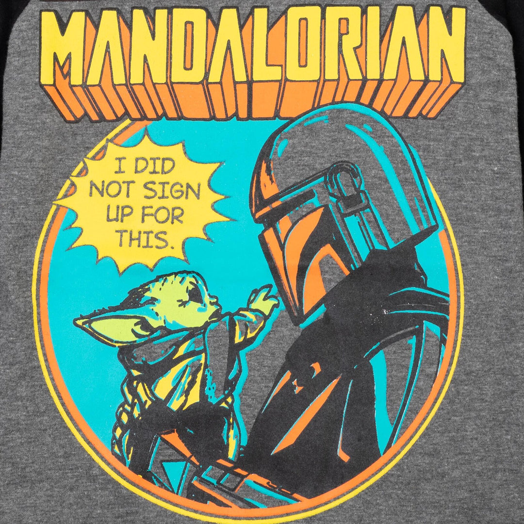 Star Wars The Mandalorian 2 Pack Long Sleeve Graphic T-Shirt