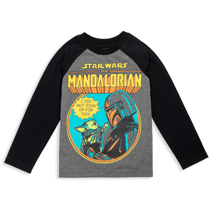 Star Wars The Mandalorian 2 Pack Long Sleeve Graphic T-Shirt