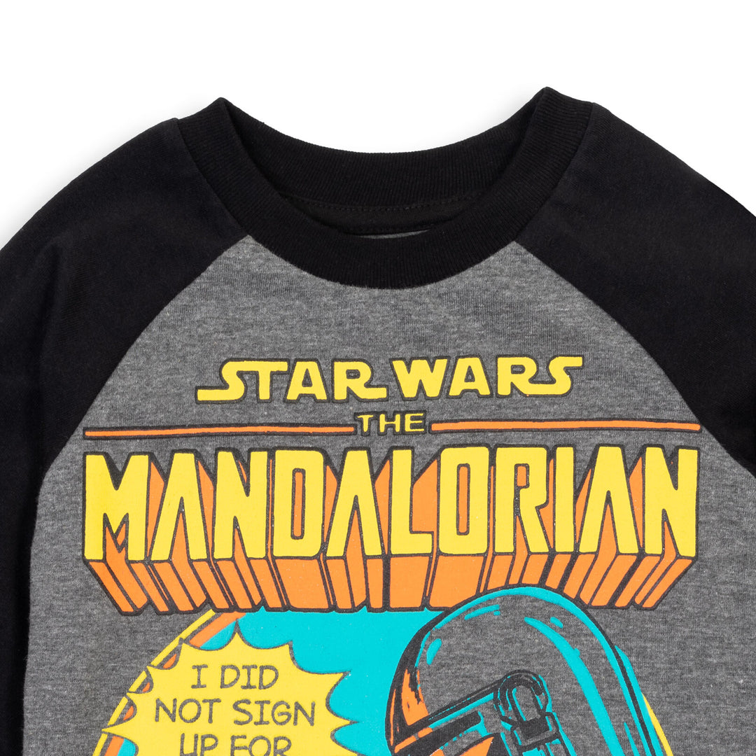 Pack de 2 camisetas gráficas de manga larga de Star Wars The Mandalorian