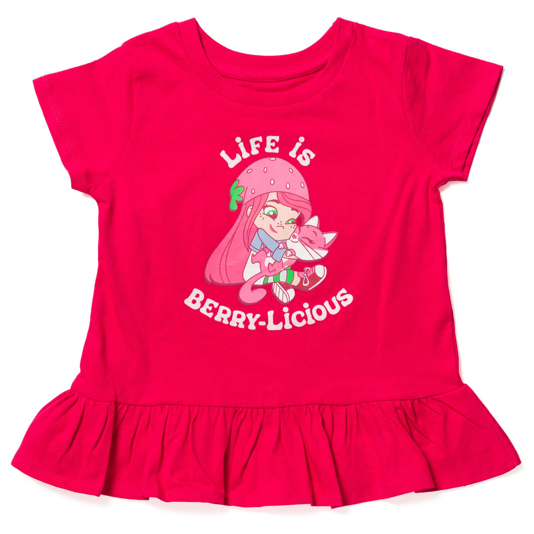 Strawberry Shortcake 2 Pack Peplum T-Shirts